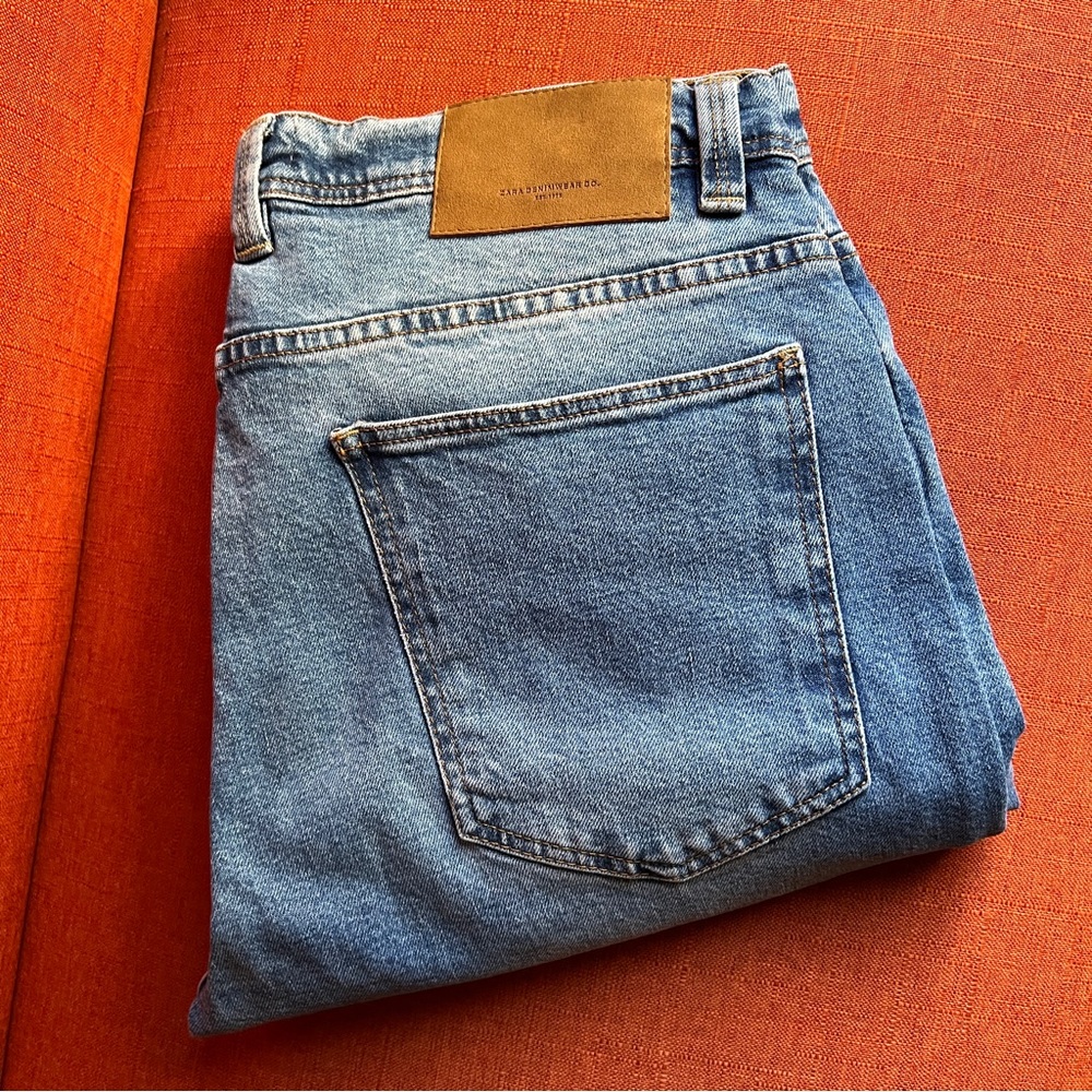 Zara Light Blue Slim Jeans